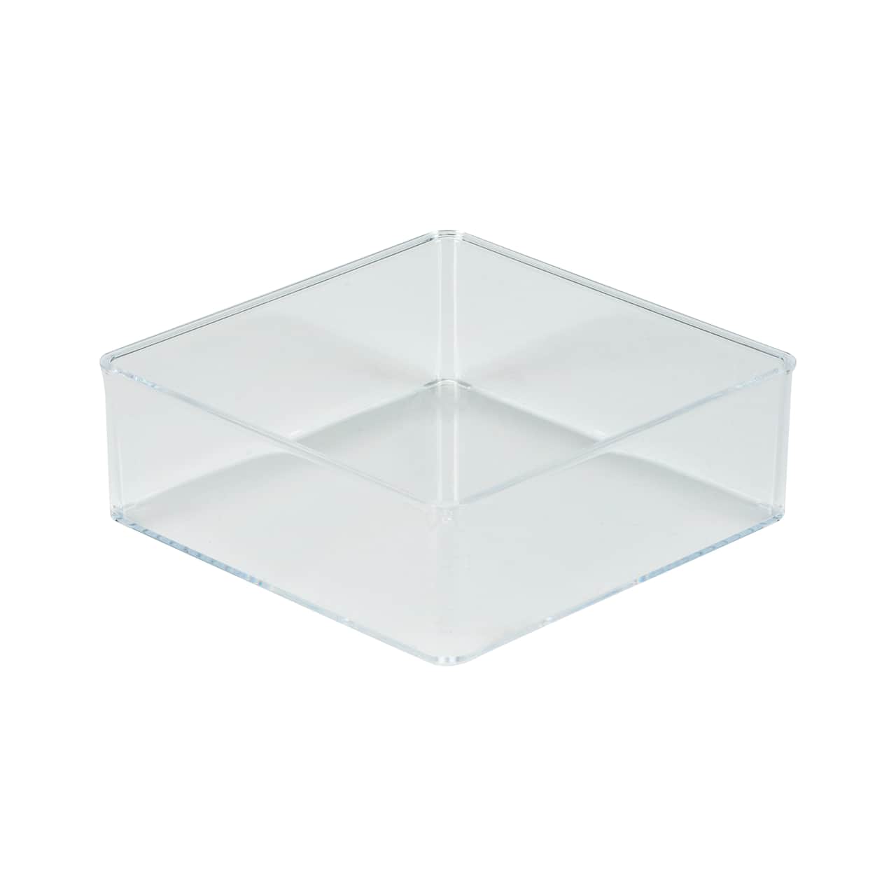 Simplify Large Square Clear Drawer Organizer